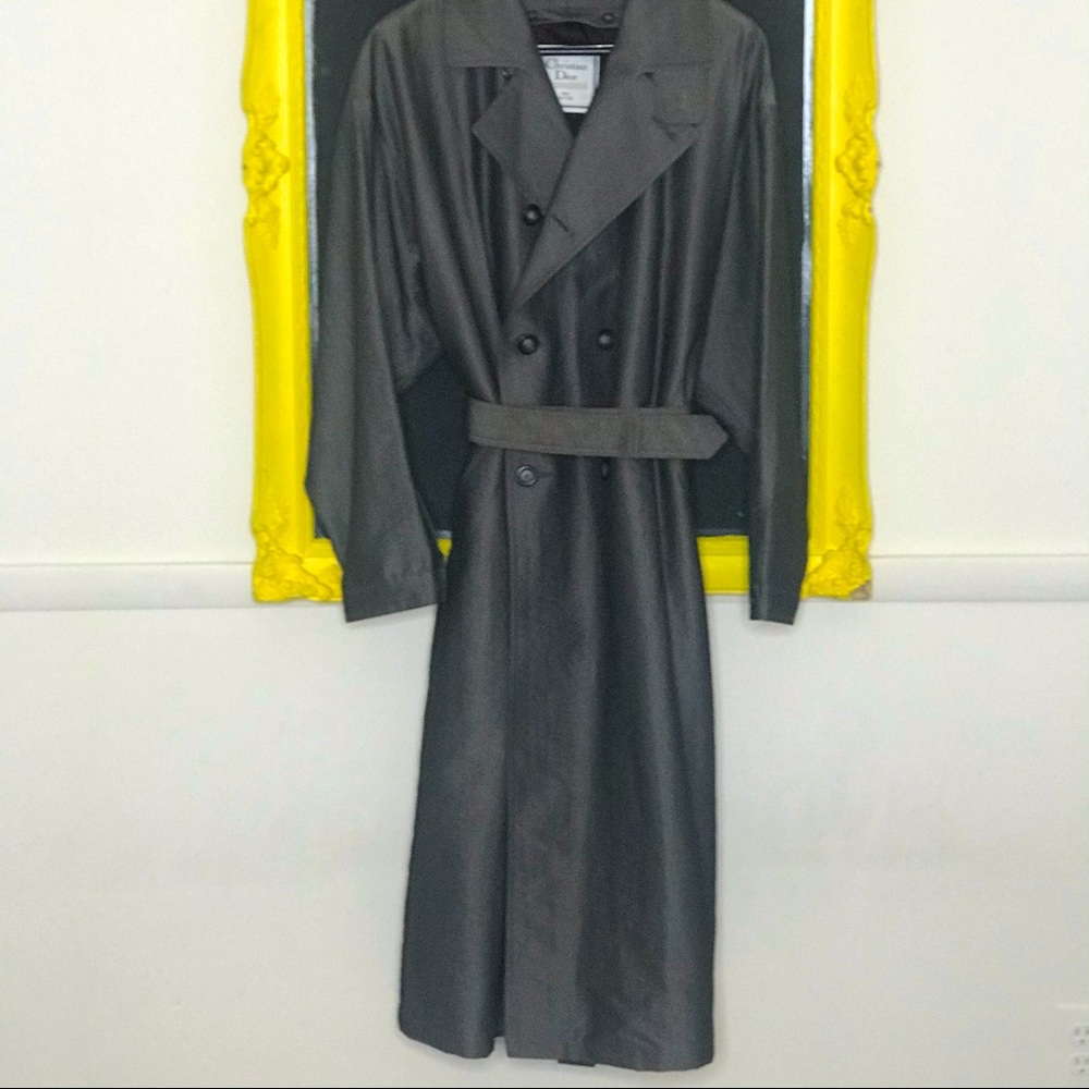 VINTAGE CHRISTIAN DIOR TRENCH COAT - Picture 7 of 7